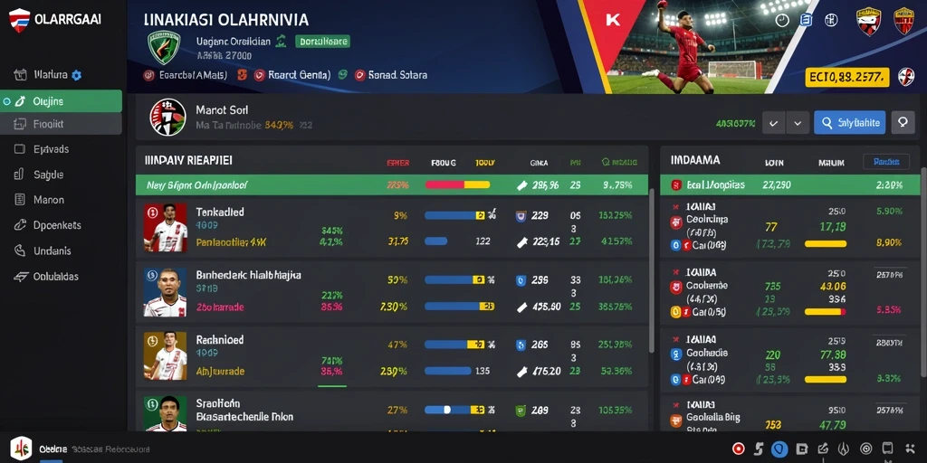 Leaderboards yang menunjukkan peringkat pemain teratas di KOSTOTO.