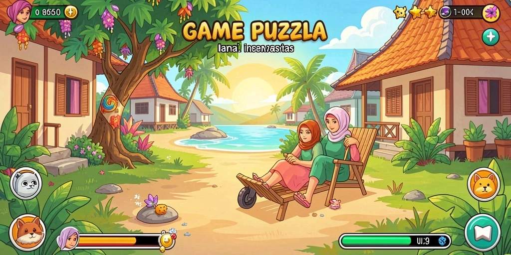 Petualangan mendebarkan di setiap level.