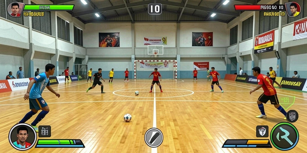 Gameplay seru dalam mode multiplayer yang menggembirakan.